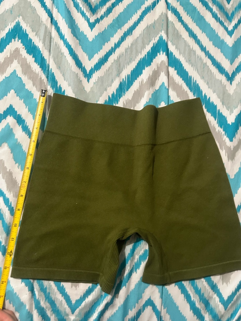 Wild Fable Green Ribbed Athletic Shorts